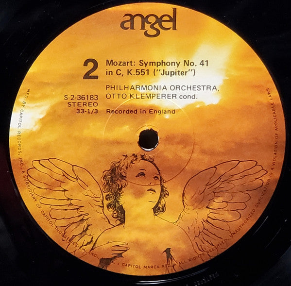 Wolfgang Amadeus Mozart / Otto Klemperer • Philharmonia Orchestra : Symphonies No. 40 In G Minor - No. 41 In C Major, "Jupiter" (LP, Album, RP)