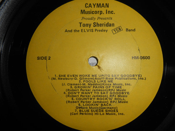 Tony Sheridan And The Elvis Presley TCB Band* : Tony Sheridan And The Elvis Presley TCB Band (LP, Album)