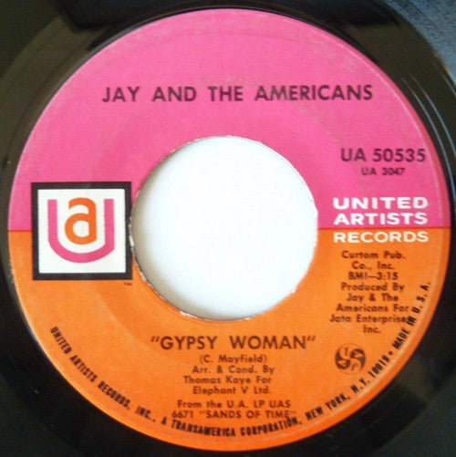 Jay & The Americans : Hushabye (7", Single)