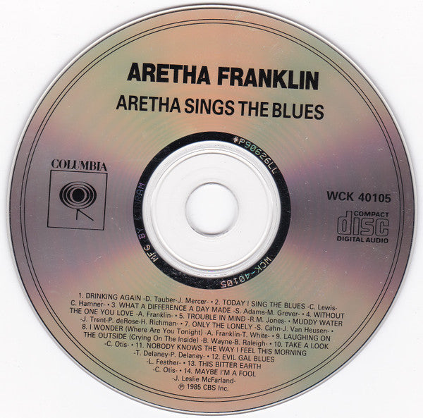 Aretha Franklin : Aretha Sings The Blues (CD, Comp, RE)