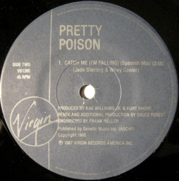 Pretty Poison : Catch Me (I'm Falling) (7", Single)
