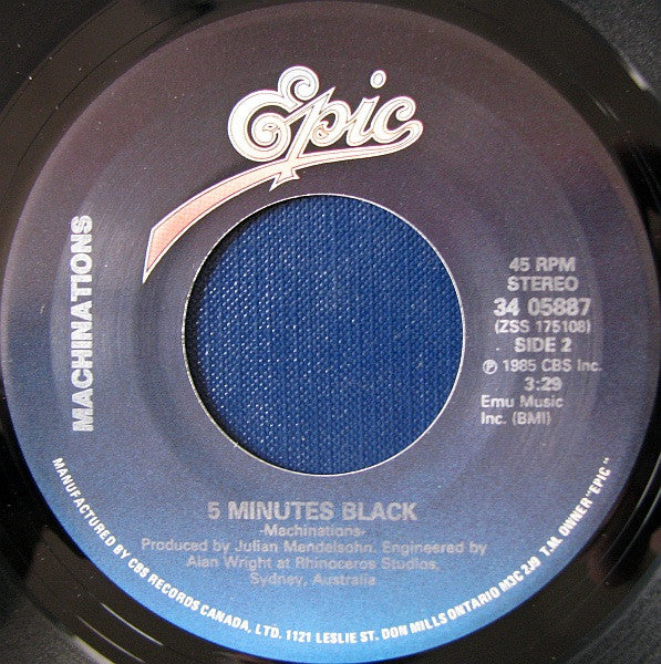 Machinations : No Say In It (7", Single)