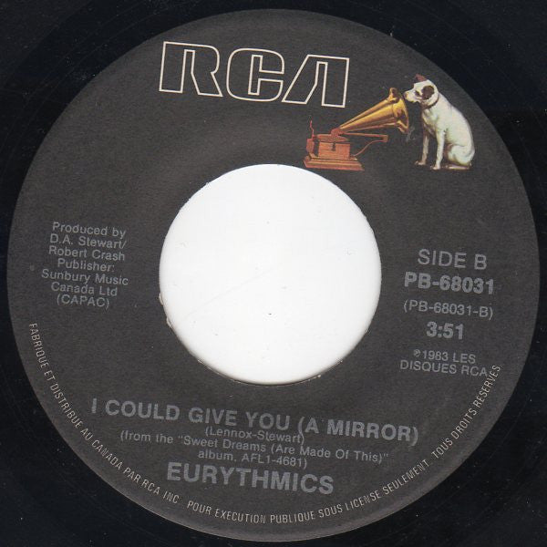 Eurythmics : Sweet Dreams (Are Made Of This) (7", Single)