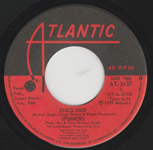 Spinners : Working My Way Back To You (7", Single)