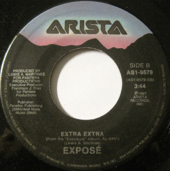 Exposé : Point Of No Return (7", Single)