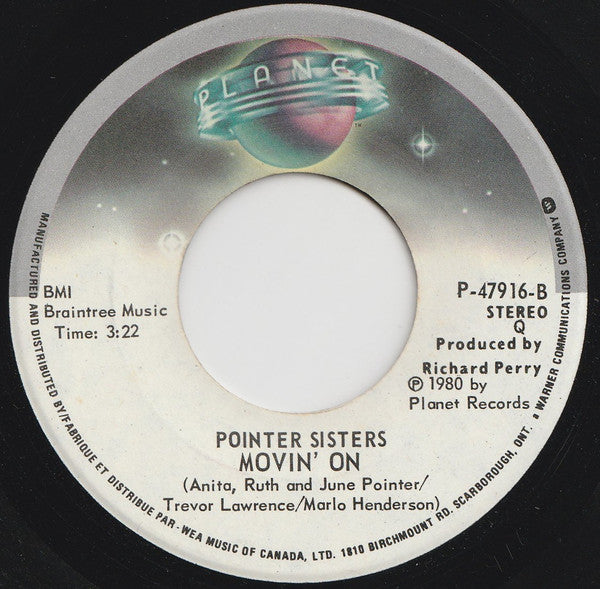 Pointer Sisters : He's So Shy (7", Single)