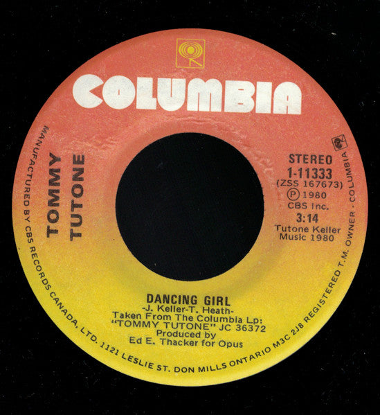 Tommy Tutone : Cheap Date (7", Single)