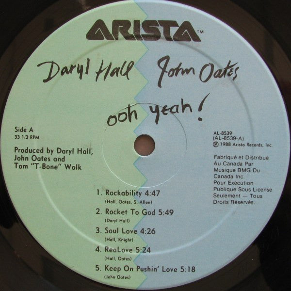 Daryl Hall & John Oates : Ooh Yeah! (LP, Album)