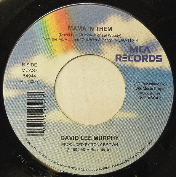 David Lee Murphy : Dust On The Bible (7", Single, M/Print)