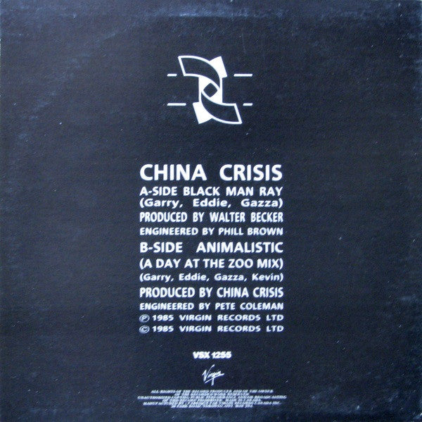 China Crisis : Black Man Ray (12", Single)