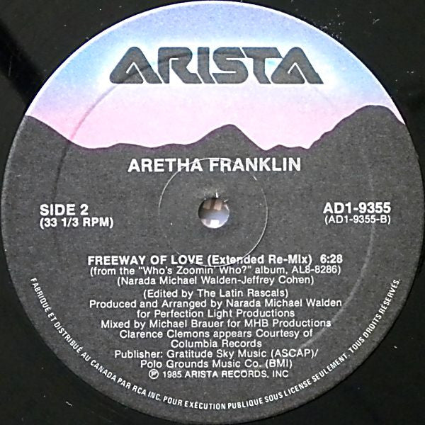 Aretha Franklin : Freeway Of Love (12", Single)
