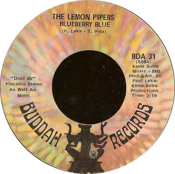 The Lemon Pipers : Rice Is Nice / Blueberry Blue (7", Single, Ter)