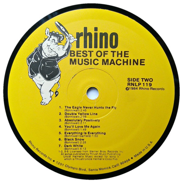 The Music Machine : Best Of The Music Machine (LP, Comp)