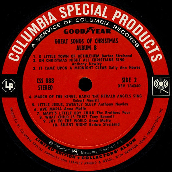Various : The Great Songs Of Christmas, Album Eight (LP, Album, Comp, Ltd)