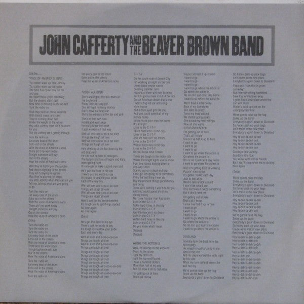 John Cafferty And The Beaver Brown Band : Tough All Over (LP, Album)