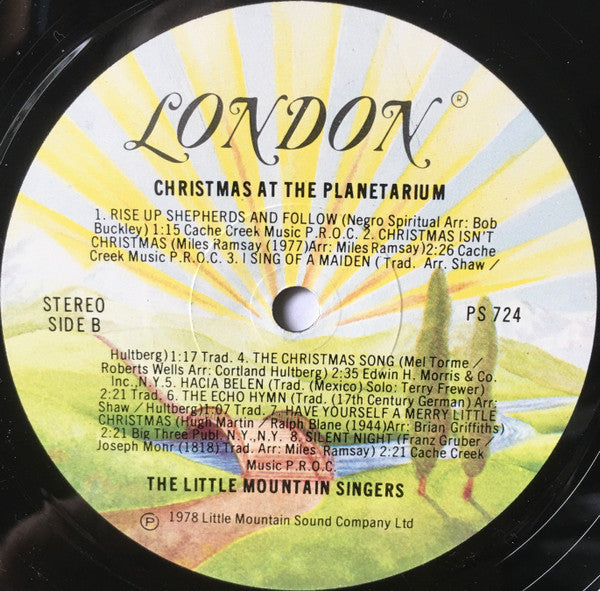 The Little Mountain Singers : Christmas At The Planetarium (LP, Album)