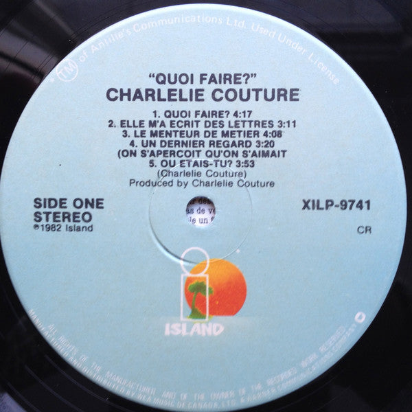 Charlélie Couture : Quoi Faire? (LP, Album)