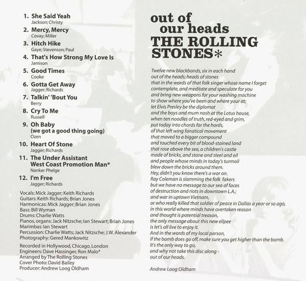 The Rolling Stones : Out Of Our Heads UK (SACD, Hybrid, Album, RE, RM)
