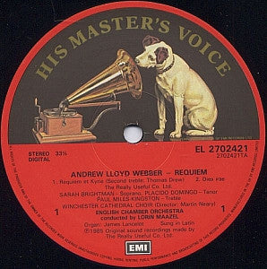Andrew Lloyd Webber : Requiem (LP, Album)