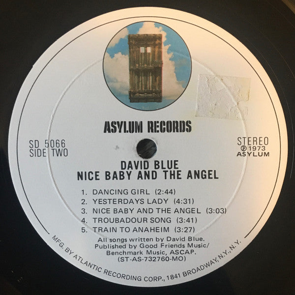 David Blue : Nice Baby And The Angel (LP, Album, Mon)