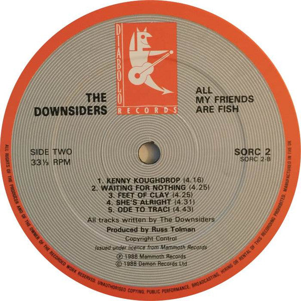 The Downsiders : All My Friends Are Fish (LP, Album)