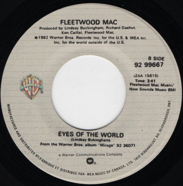 Fleetwood Mac : Hold Me (7", Single)