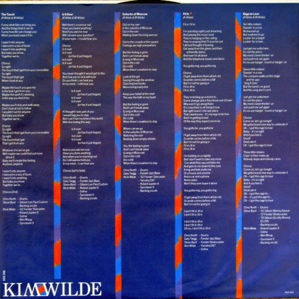 Kim Wilde : Teases & Dares (LP, Album)