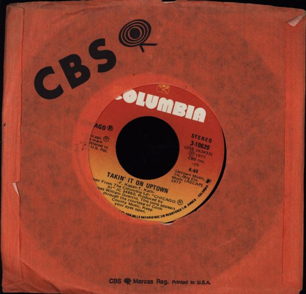 Chicago (2) : Baby, What A Big Surprise / Takin' It On Uptown (7", Single)