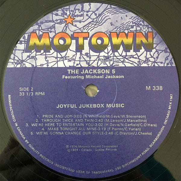 The Jackson 5 : Joyful Jukebox Music (LP, Album)