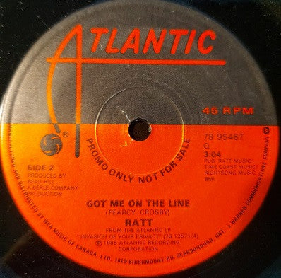 Ratt : Lay It Down (7", Promo)