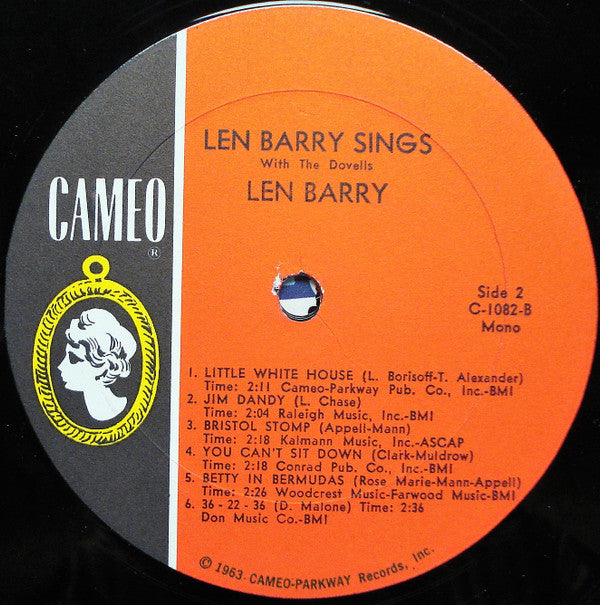 Len Barry Sings With The Dovells : Len Barry Sings With The Dovells (LP, Comp, Mono)