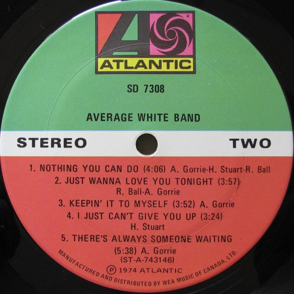 Average White Band : AWB (LP, Album, Don)