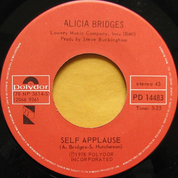 Alicia Bridges : I Love The Nightlife (Disco 'Round) (7", Single)