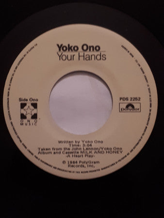 John Lennon : Borrowed Time / Your Hands (7", Single)