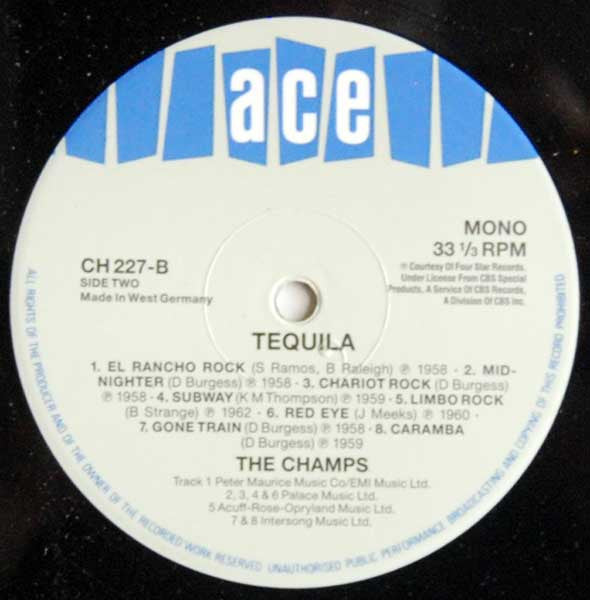 The Champs : Tequila (LP, Comp, Mono)