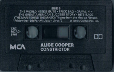Alice Cooper (2) : Constrictor (Cass, Album, Club, Dol)