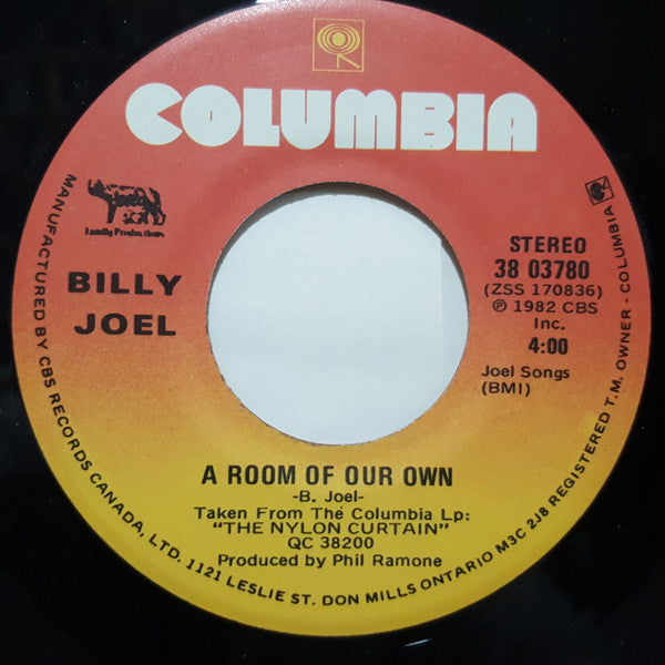 Billy Joel : Goodnight Saigon / A Room Of Our Own (7", Single)
