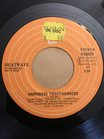 Heatwave : The Groove Line / Happiness Togetherness (7", Single)