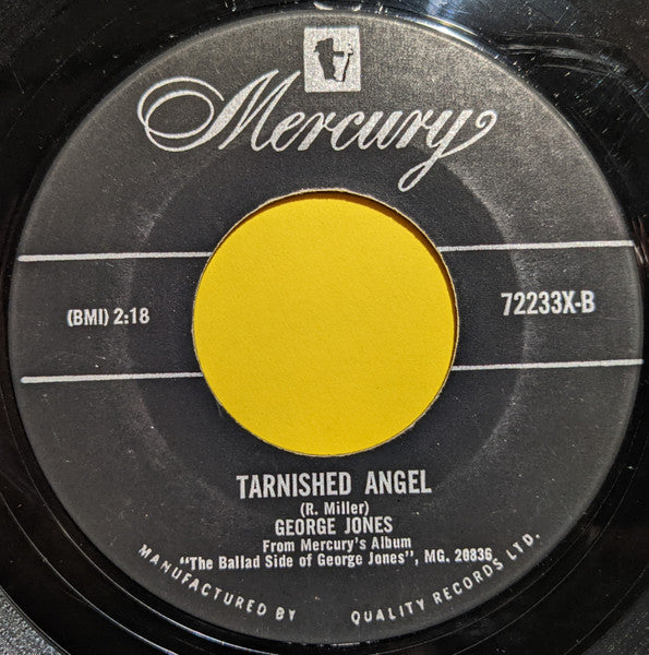 George Jones (2) : The Last Town I Painted (7")