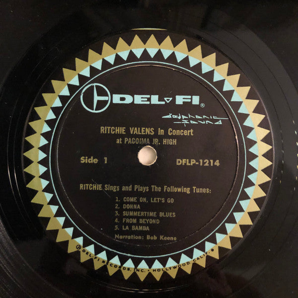 Ritchie Valens : In Concert At Pacoima Jr. High (LP, Mono, RE)