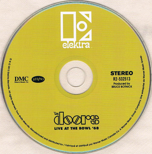 The Doors : Live At The Bowl '68 (CD, Album, Gat)