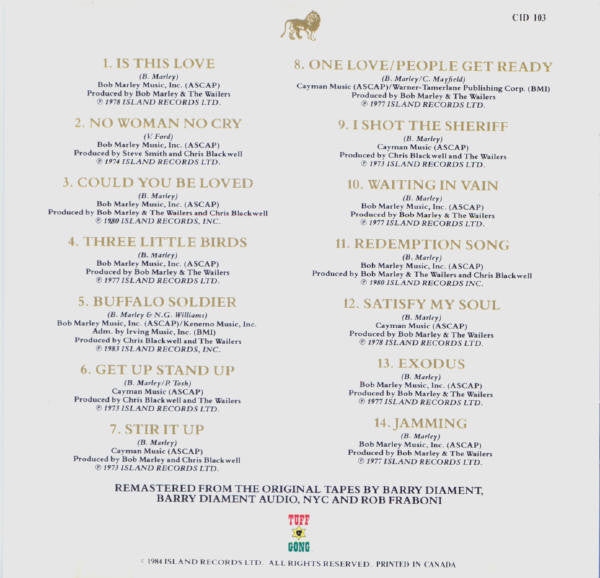 Bob Marley And The Wailers* : Legend (The Best Of Bob Marley And The Wailers) (CD, Comp, RE, RM)