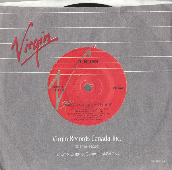 It Bites : Calling All The Heroes (7", Single)