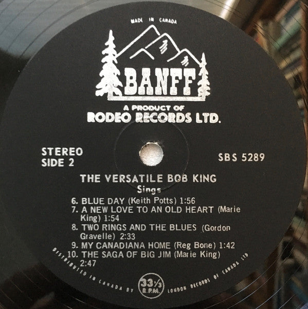 Bob King (5) : The Versatile Bob King Sings (LP, Album)
