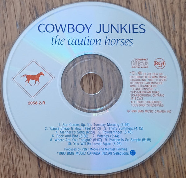 Cowboy Junkies : The Caution Horses (CD, Album)