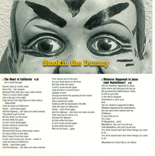 Terry Allen & The Panhandle Mystery Band : Smokin' The Dummy / Bloodlines (CD, Album, Comp)
