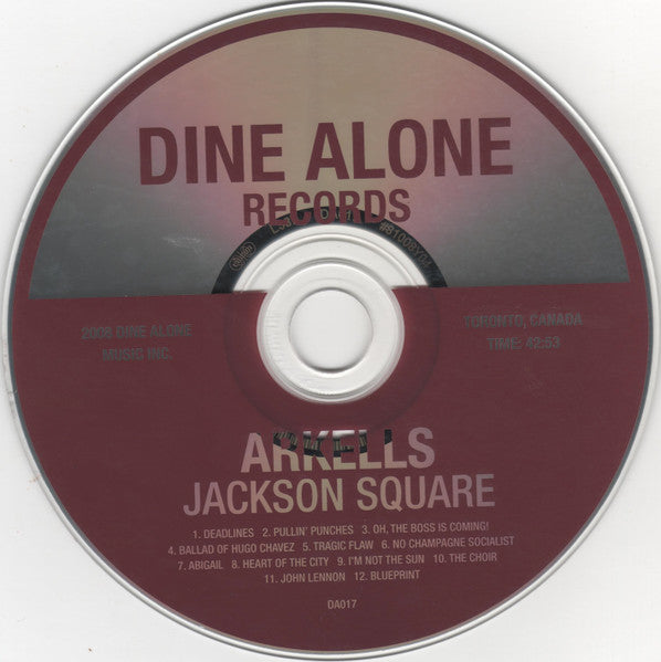 Arkells : Jackson Square (CD, Album)