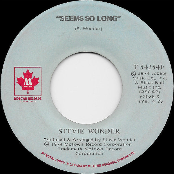 Stevie Wonder : Boogie On Reggae Woman (7", Single)