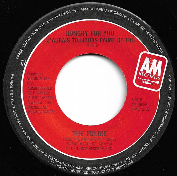 The Police : Spirits In The Material World (7", Single)