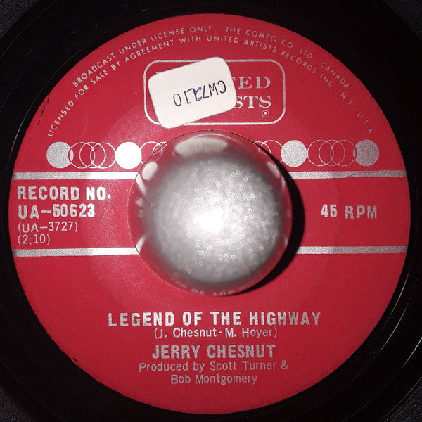Jerry Chesnut : Small Enough To Crawl (7")